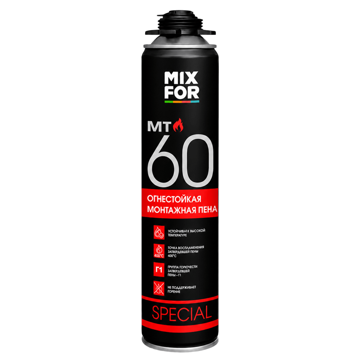 Огнестойкая монтажная пена MIXFOR MT60